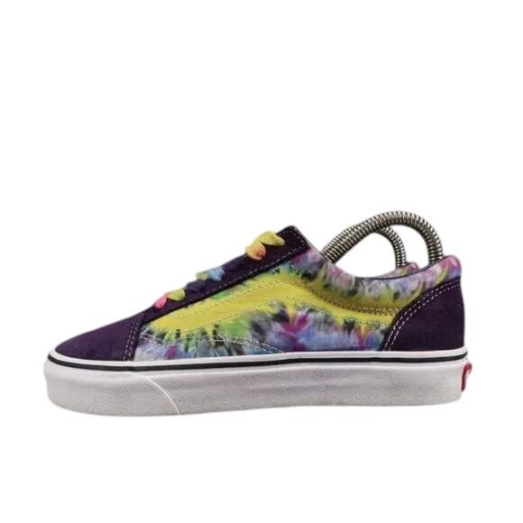 Vans Shoes Womens 6 Old Skool Sneakers Tie Dye Lifestyle Skate Athletic Casual - Picture 3 of 13